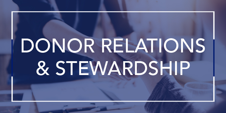 Donor Relations & Stewardship